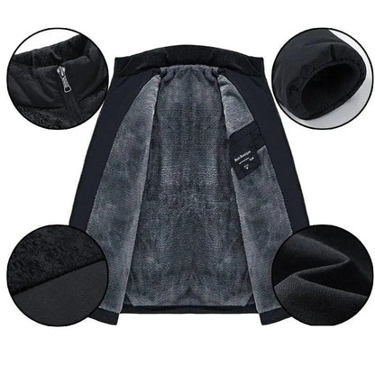Men's Insulated Fleece Lined Winter Jacket