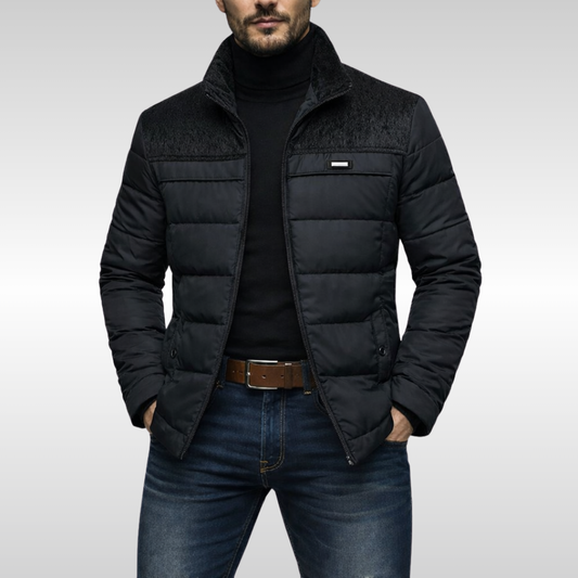 Men's Insulated Fleece Lined Winter Jacket