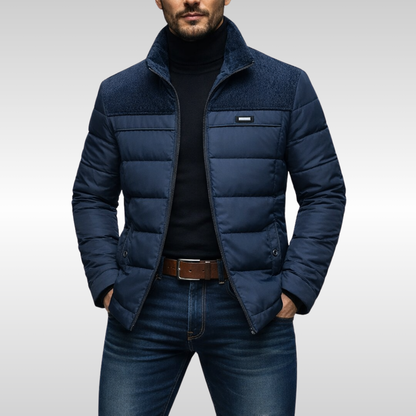 Men's Insulated Fleece Lined Winter Jacket
