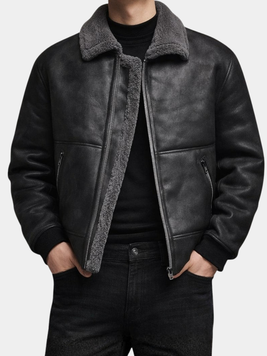 Men's Insulated Fleece Lined Zip Up Jacket