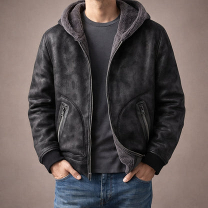 Men's Insulated Fleece Lined Zip Up Jacket