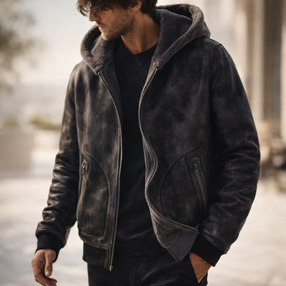 Men's Insulated Fleece Lined Zip Up Jacket
