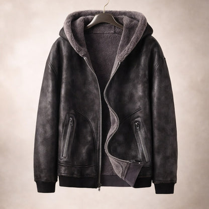 Men's Insulated Fleece Lined Zip Up Jacket