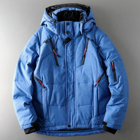 Men's Insulated Hooded Water-Resistant Puffer Jacket