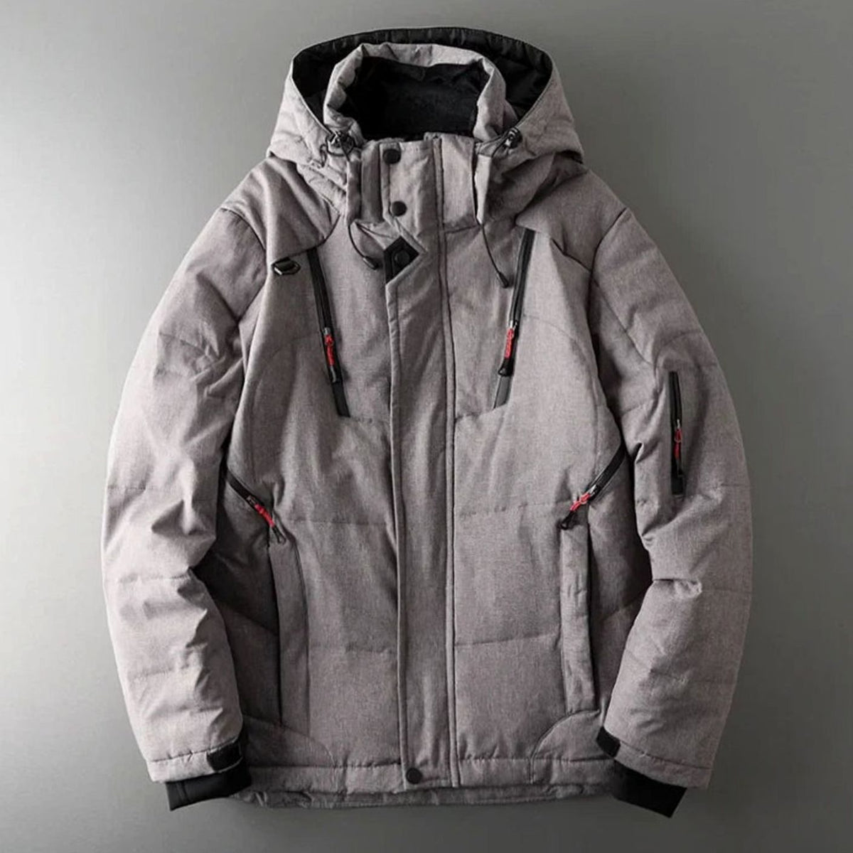 Men's Insulated Hooded Water-Resistant Puffer Jacket