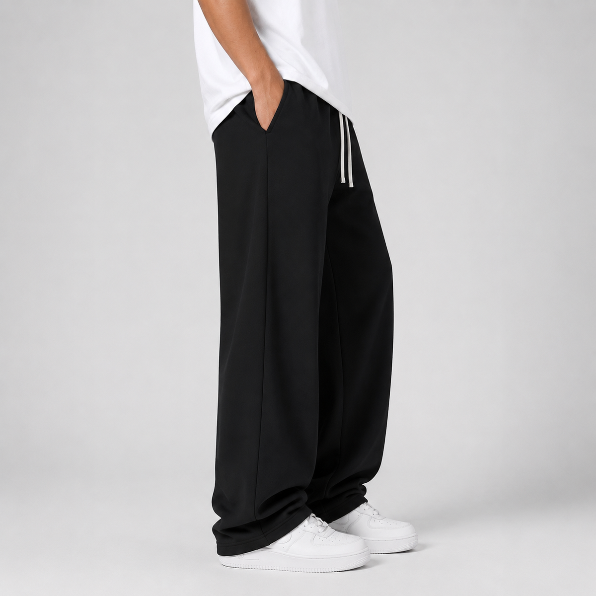 Men's Jogger Trousers with Drawstring Waist