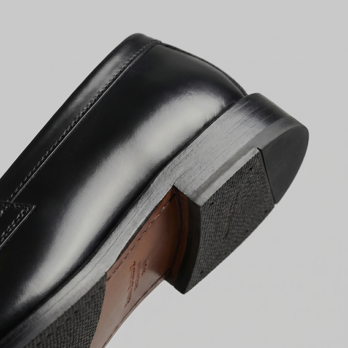 Men's Leather Look Penny Loafers