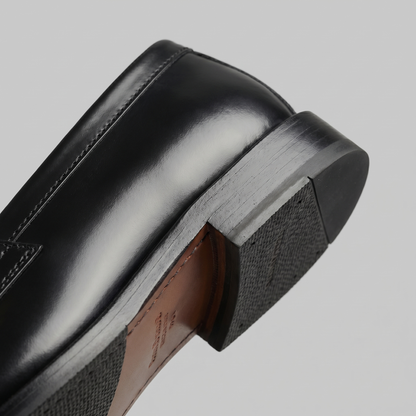 Men's Leather Look Penny Loafers
