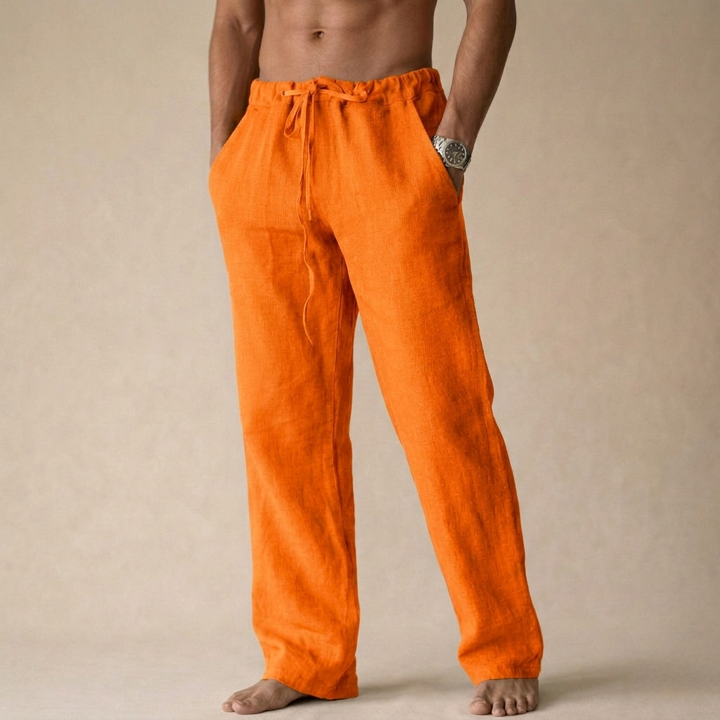 Men's Lightweight Linen Trousers