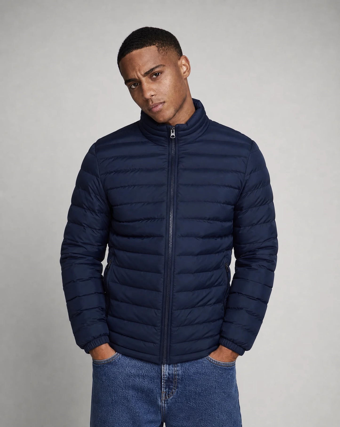 Men's black lightweight luxury summer jacket by ILYNORA