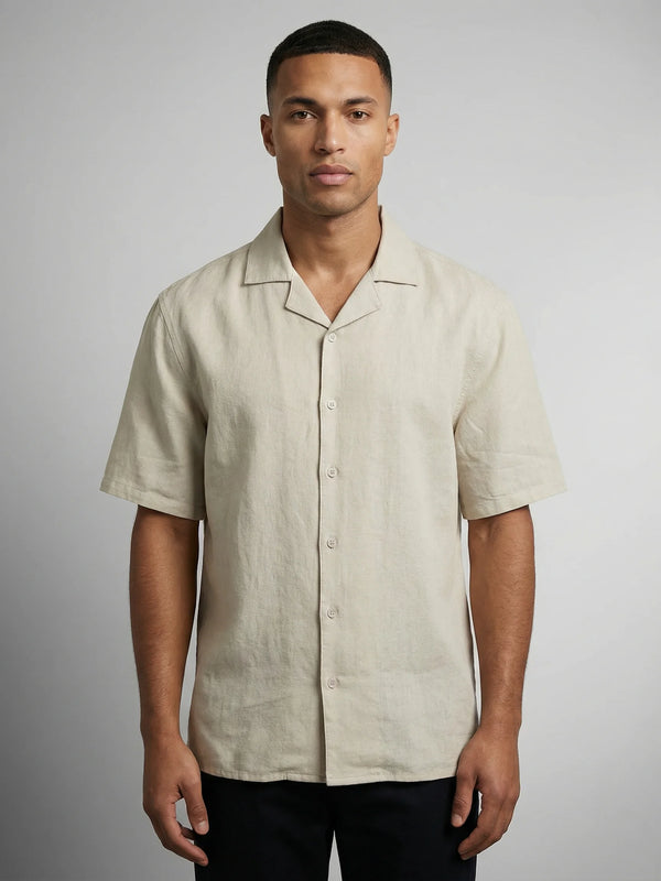 Men’s Linen Short Sleeve Shirt