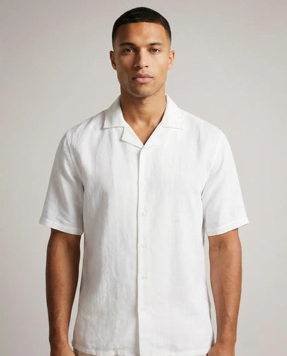 Men’s Linen Short Sleeve Shirt