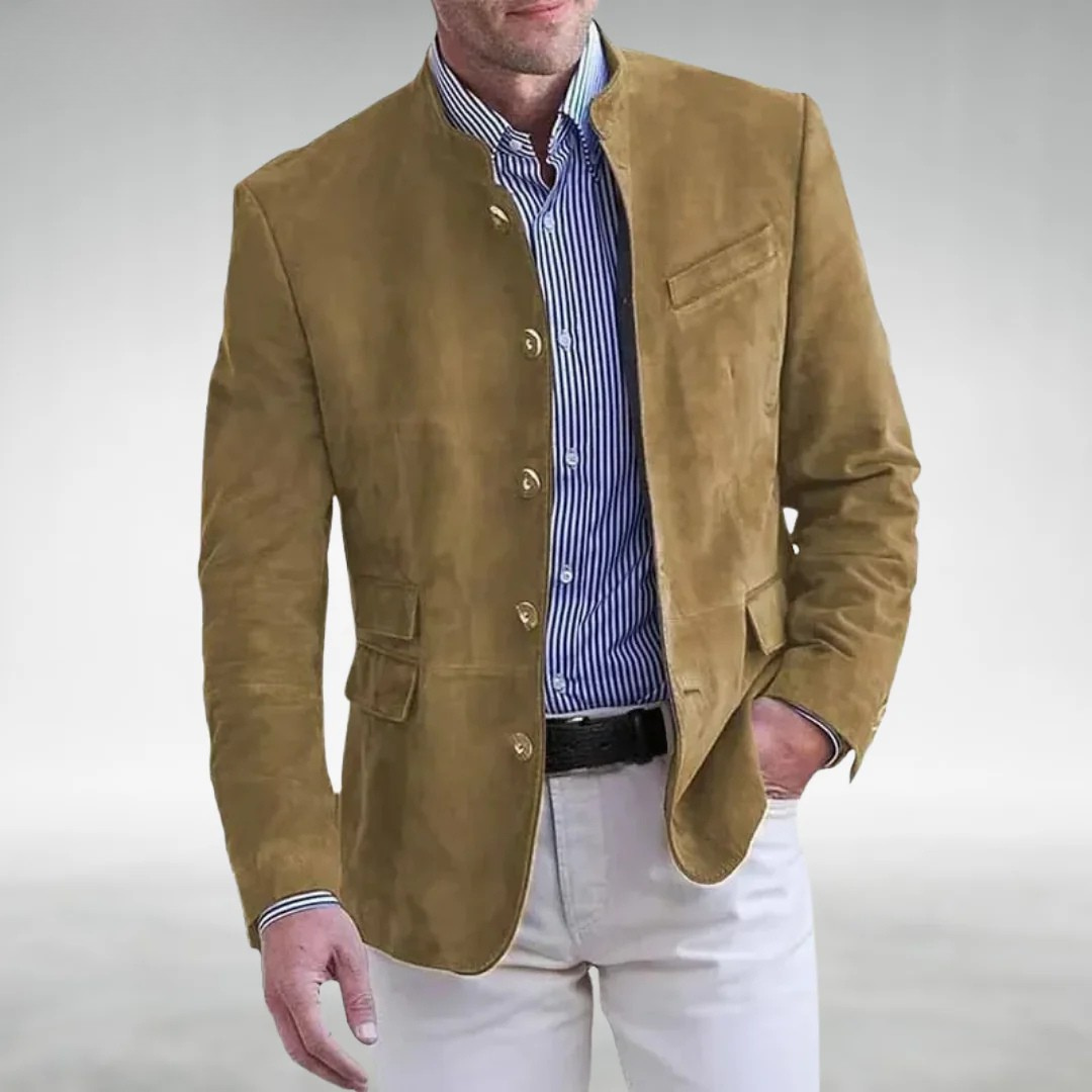 Men's Mao Collar Smart Casual Jacket
