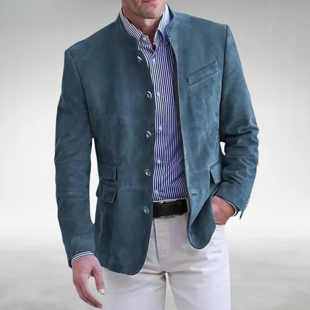 Men's Mao Collar Smart Casual Jacket