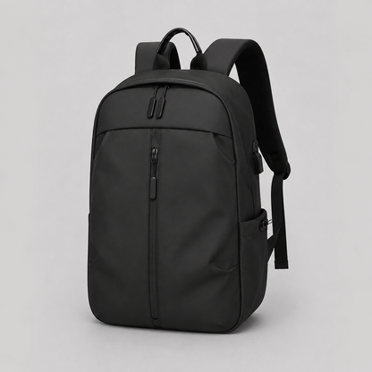 Men's Minimalist Backpack With USB Port
