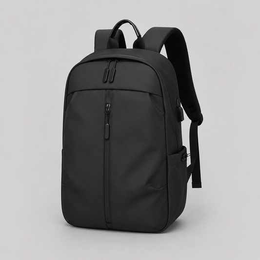 Men's Minimalist Backpack With USB Port
