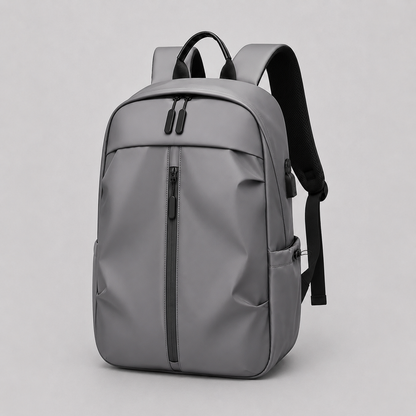 Men's Minimalist Backpack With USB Port
