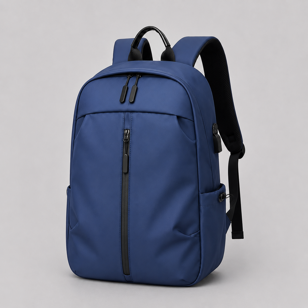 Men's Minimalist Backpack With USB Port