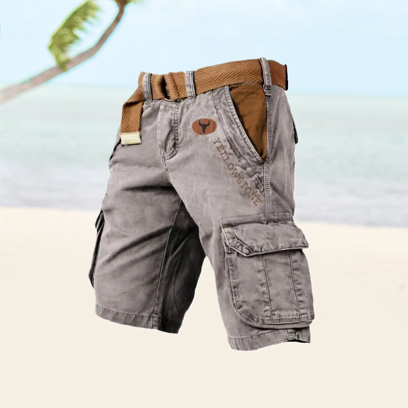 Men's Multi Pocket Cargo Shorts