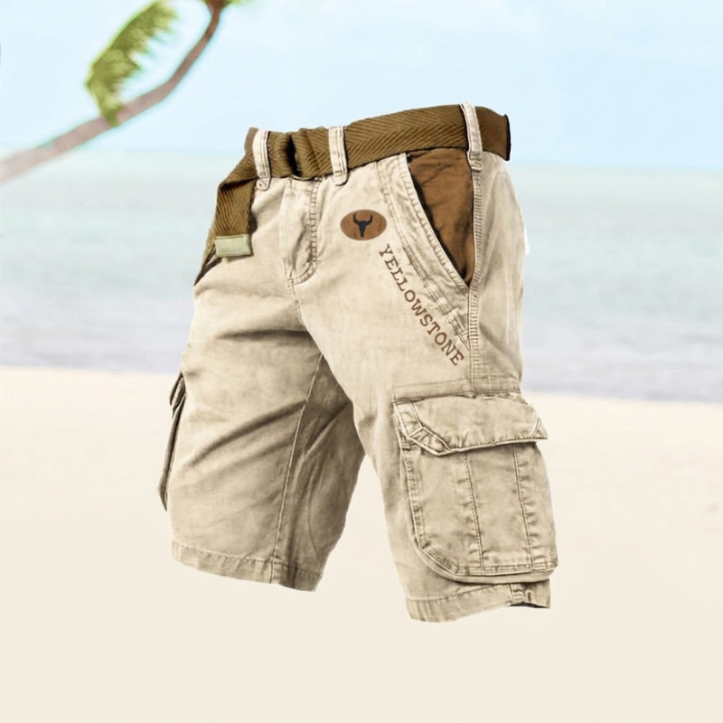 Men's Multi Pocket Cargo Shorts