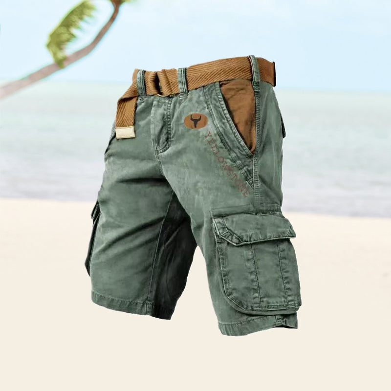 Men's Multi Pocket Cargo Shorts