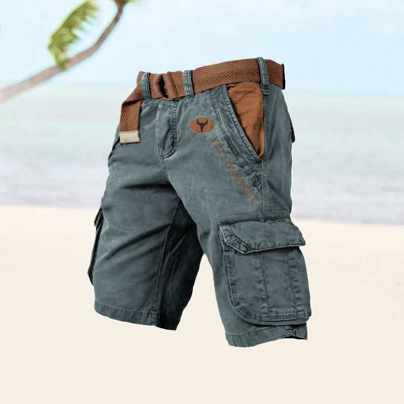 Men's Multi Pocket Cargo Shorts