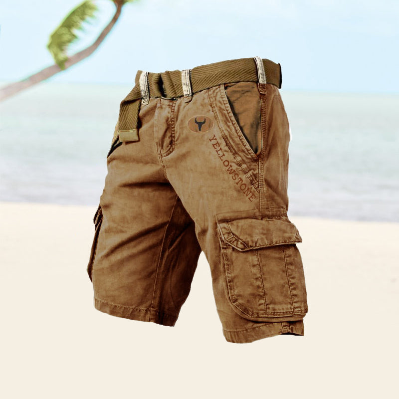 Men's Multi Pocket Cargo Shorts