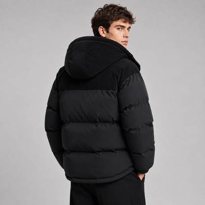 Men's Oversized Hooded Padded Puffer Jacket