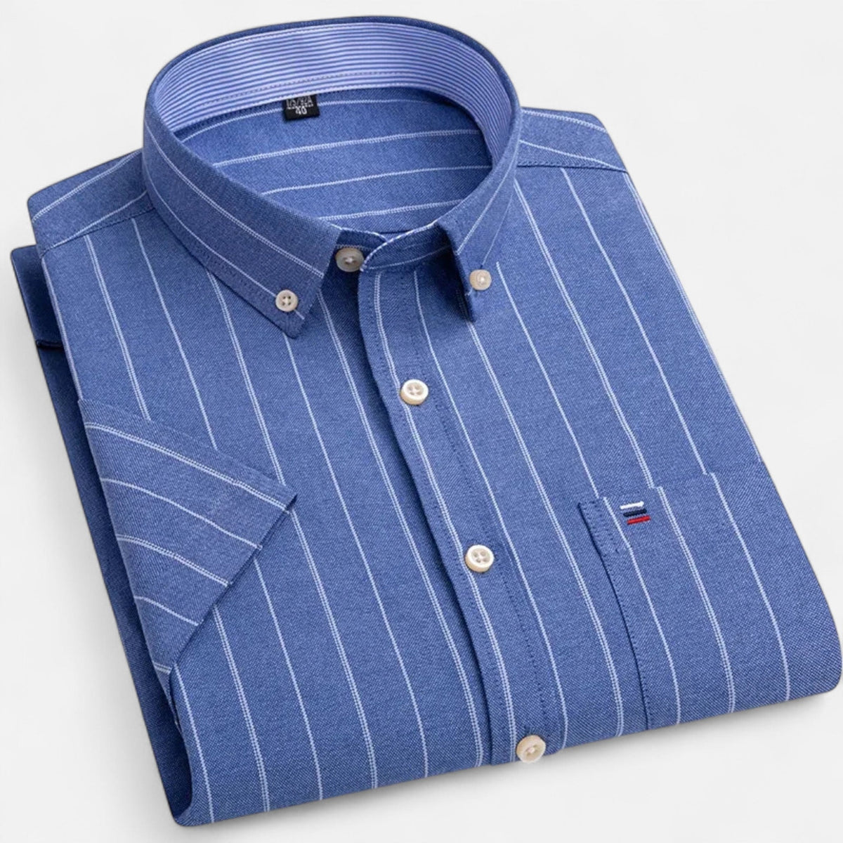 Men's Oxford Cotton Short Sleeve Summer Shirt