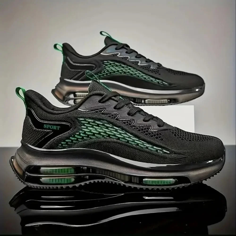 Men's Platform Sole Lace Up Trainers