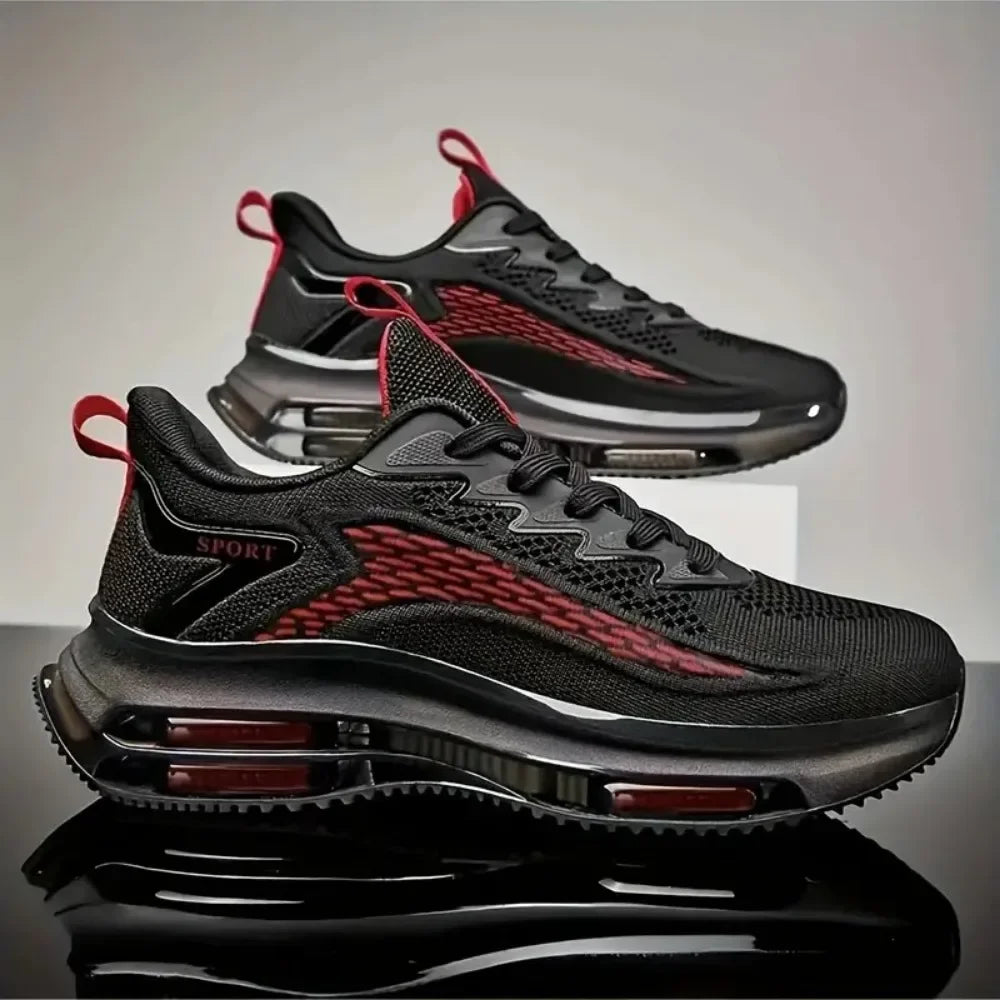 Men's Platform Sole Lace Up Trainers