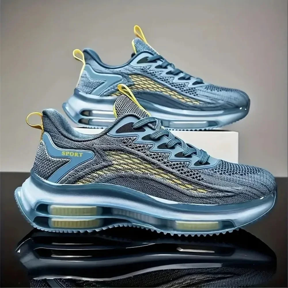 Men's Platform Sole Lace Up Trainers
