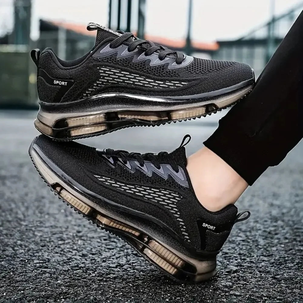 Men's Platform Sole Lace Up Trainers