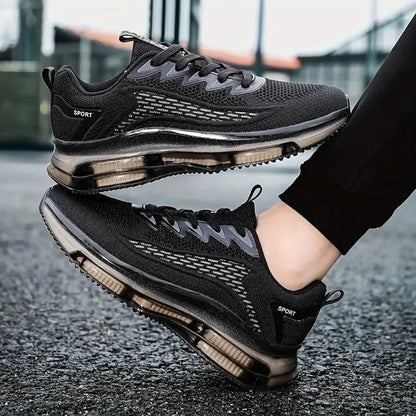 Men's Platform Sole Lace Up Trainers