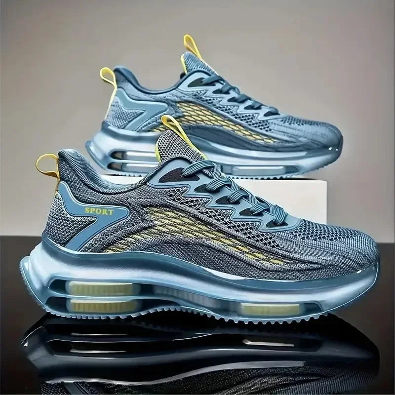 Men's Platform Sole Lace Up Trainers