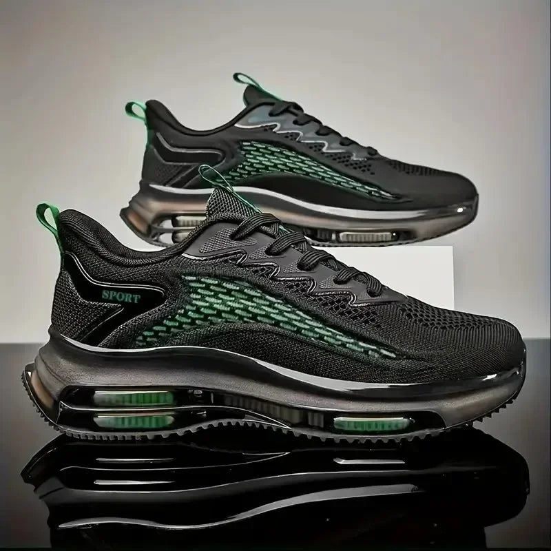 Men's Platform Sole Lace Up Trainers