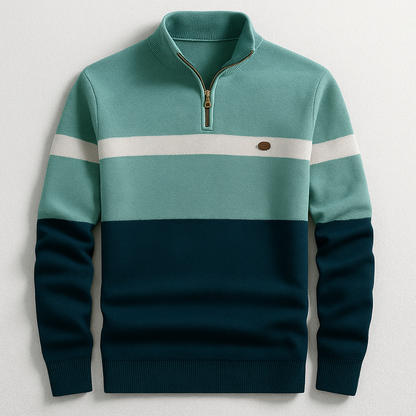 Men's Quarter Zip Cotton Pullover