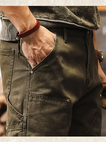 Men's Reinforced Cotton Twill Utility Trousers