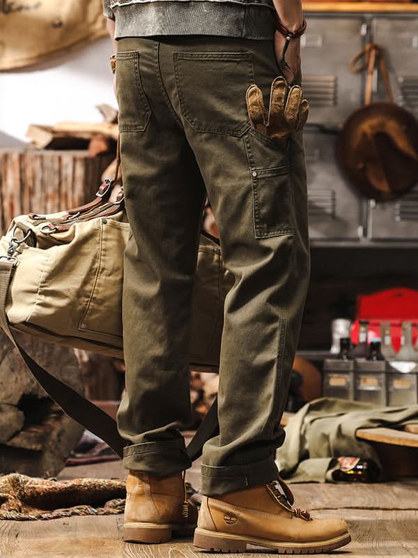 Men's Reinforced Cotton Twill Utility Trousers