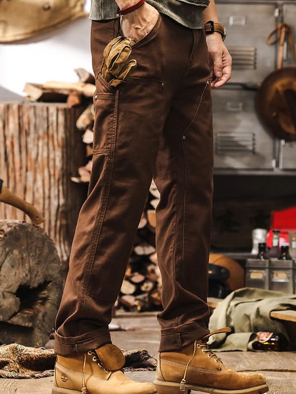 Men's Reinforced Cotton Twill Utility Trousers