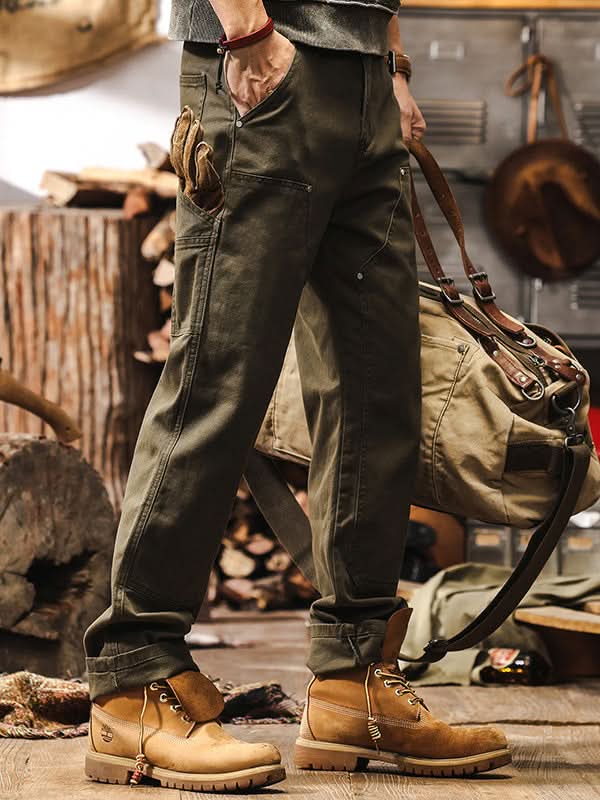 Men's Reinforced Cotton Twill Utility Trousers