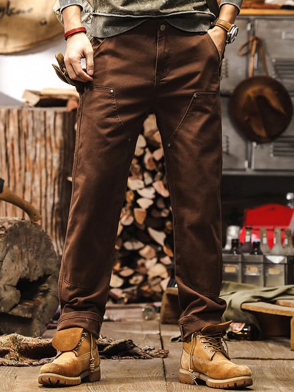 Men's Reinforced Cotton Twill Utility Trousers