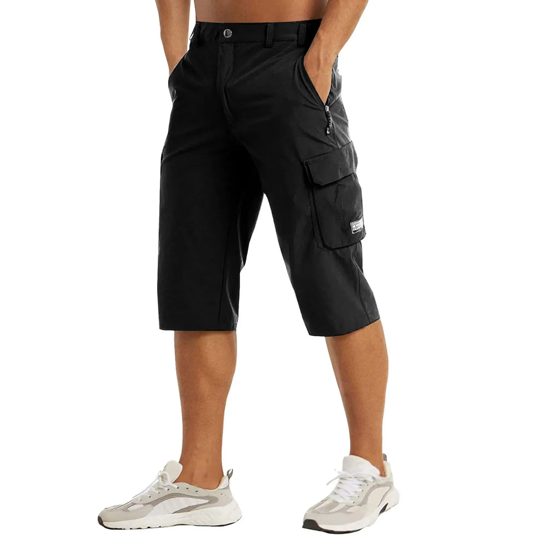 Men's Relaxed Cargo Three Quarter Shorts