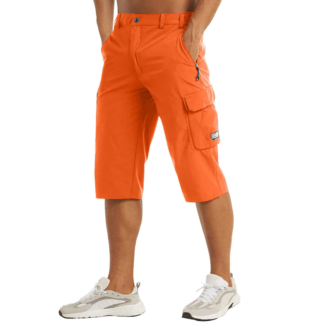 Men's Relaxed Cargo Three Quarter Shorts