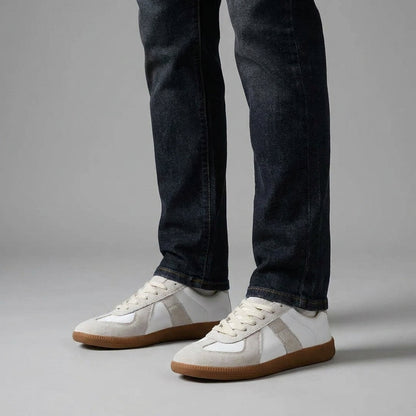 Men's Retro Low Top Lace Up Sneakers