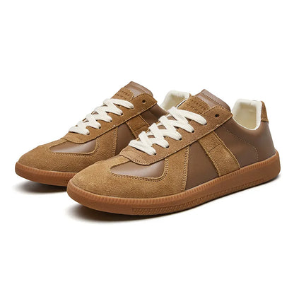 Men's Retro Low Top Lace Up Sneakers