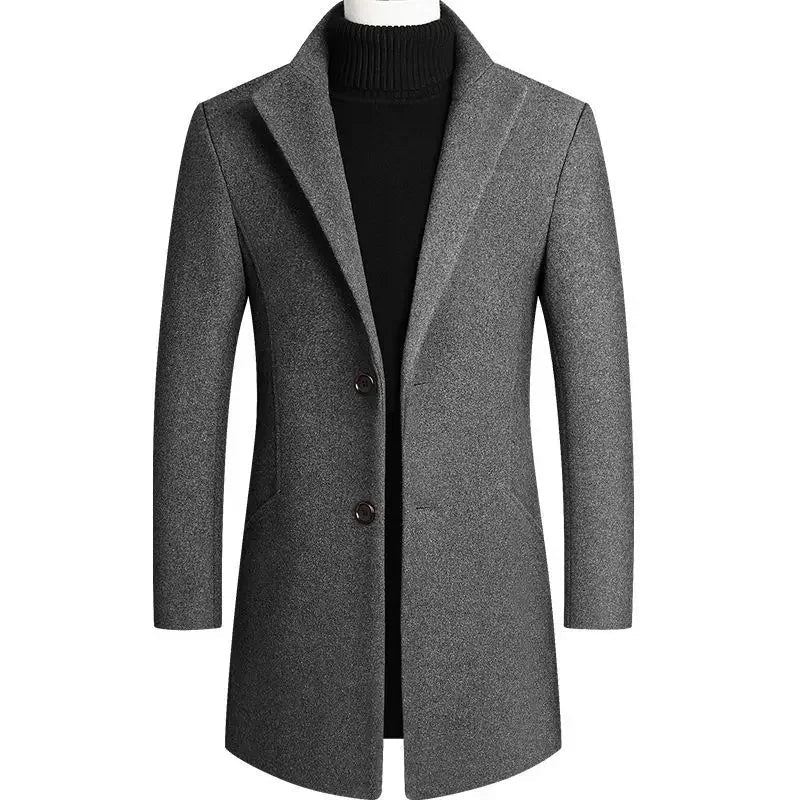 Men's Slim Fit Classic Tailored Overcoat