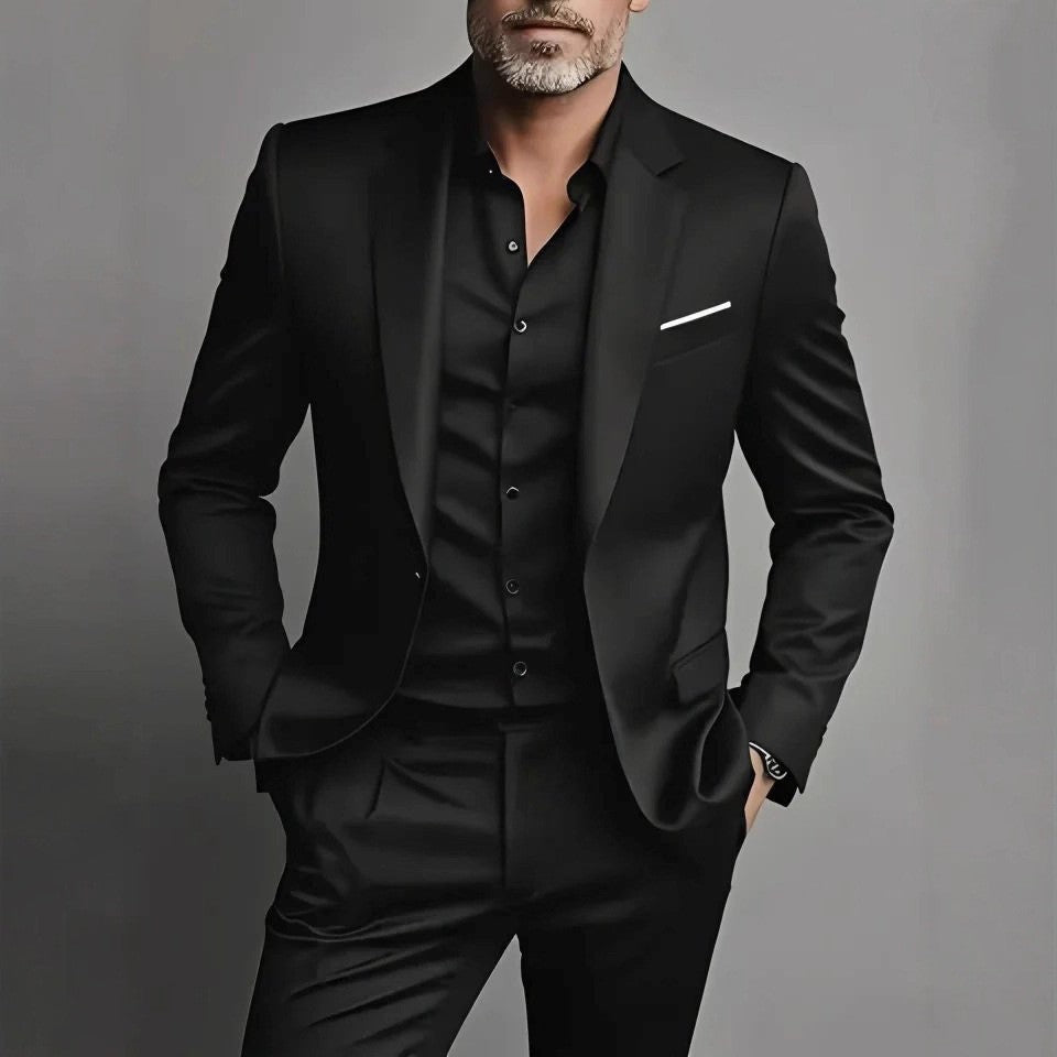 Men's Slim Fit Formal Suit For Galas And Events