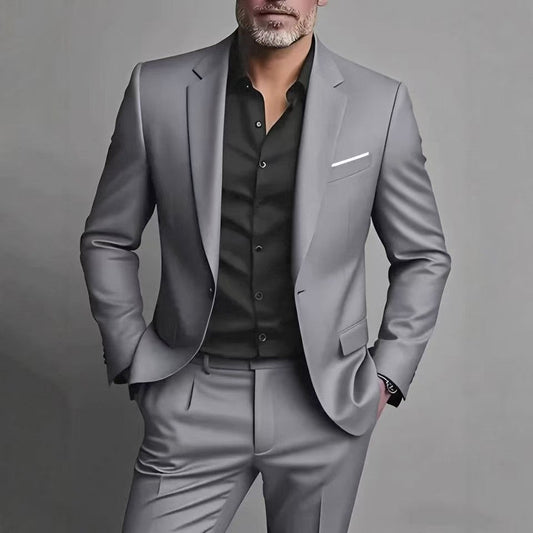 Men's Slim Fit Formal Suit For Galas And Events