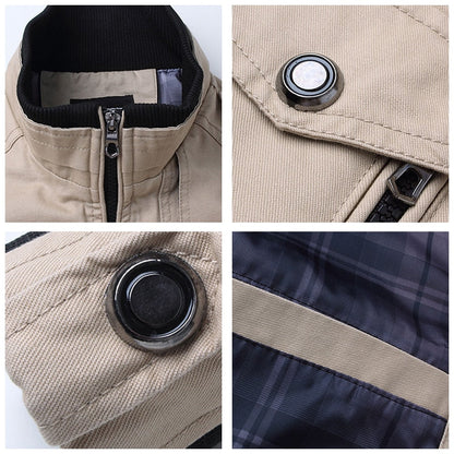 Men's Slim Fit High Collar Winter Jacket